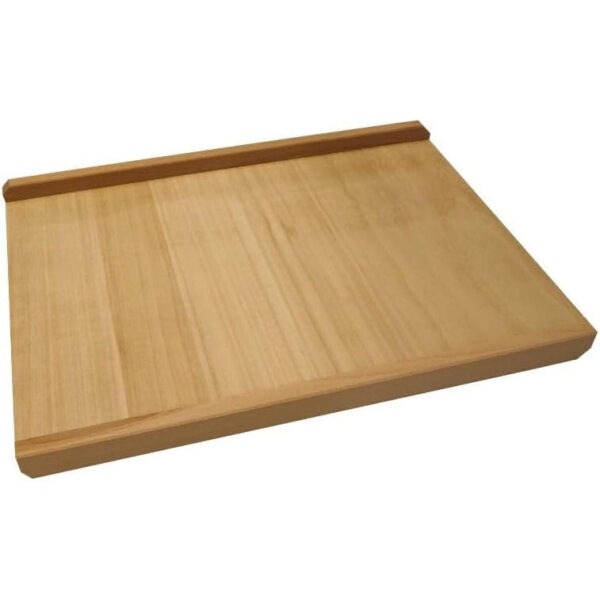 Holzbackbrett - Teigbrett Nudelbrett 60x40 cm Brotbretter Holz Küchenutensilien - Holzbrett zum Ausrollen des Teigs